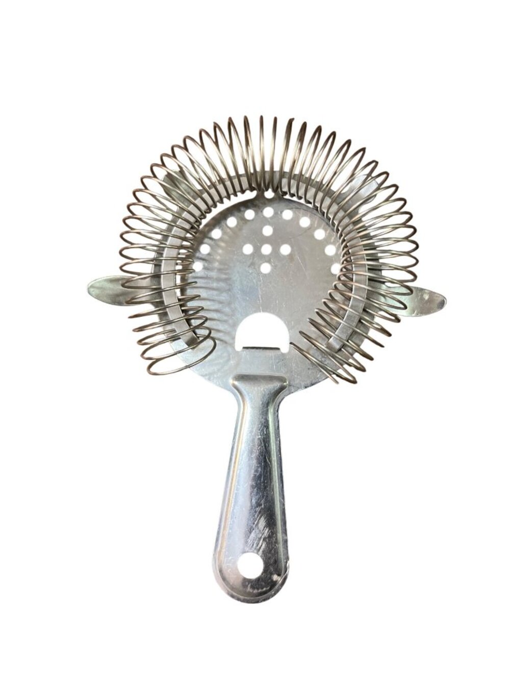 Vintage BI-COR Stainless Steel Cocktail Strainer Barware Made in USA Used